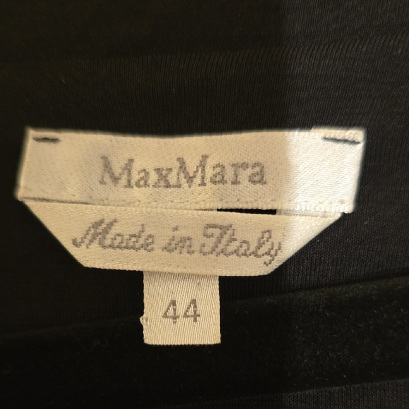 MaxMara Chic One-Shoulder Black Dress Made In Italy - Picture 2 of 16